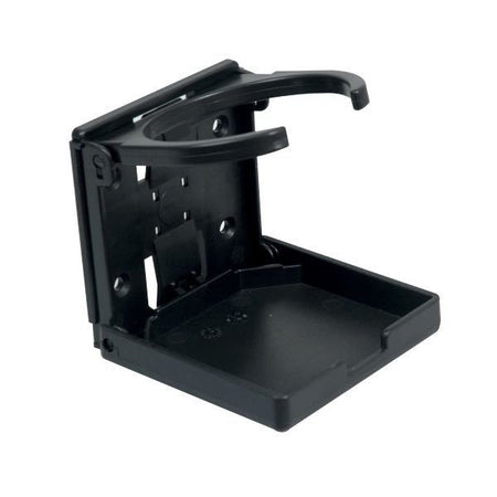 SeaTec flaskeholder i plast monteret på båd, ideel til opbevaring af drikkevarer.