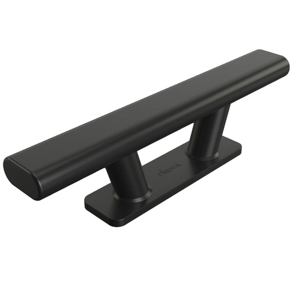 Roca pullert sort 205x55mm M10 AISI 316 set forfra