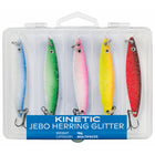 Kinetic Jebo sild 18g i mixpakket med fem varianter