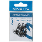 Kinetic, Crane svirvel str. #4 pakket i 10 stk.