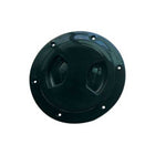 SeaTec inspektionsluge 127mm sort set fra siden, klar til montering