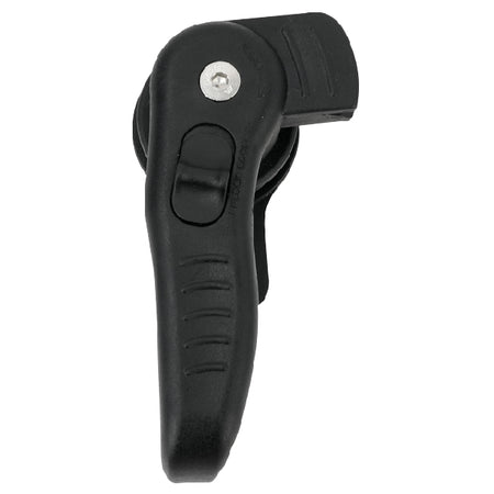 Håndtaget til luge fra 1852 set forfra, fremhæver det ergonomiske design.