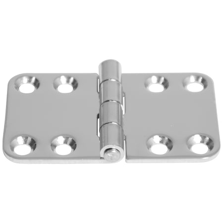 Roca hængsel 102x64mm set fra siden, rustfrit stål AISI 304.