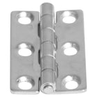 Roca hængsel 30x50mm set forfra med blank finish