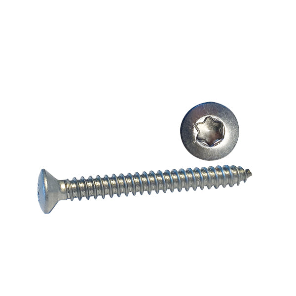 Skrue Linsehoved 3,5 x 16 A4 Torx i emballage, klar til brug.