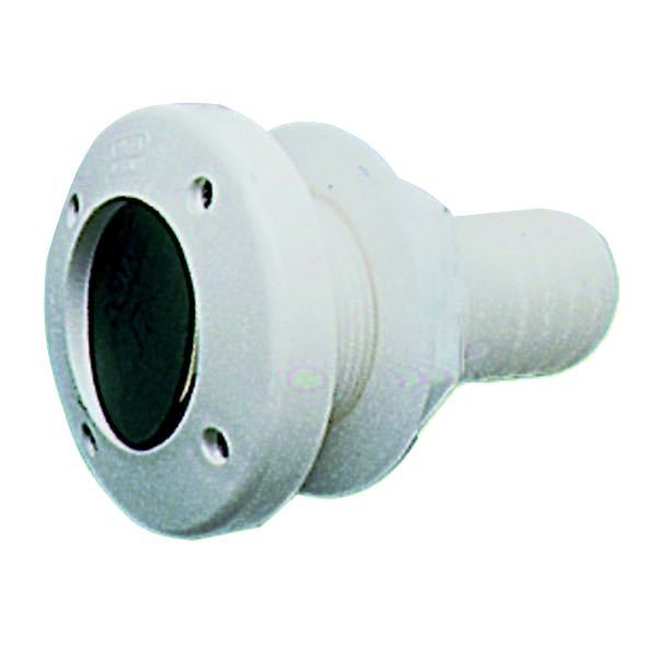 SeaTec lænsegennemføring i PVC, 38 mm, vist fra siden