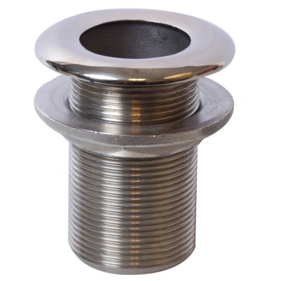 Gennemføring 1/2" RF stål fra 1852, set fra siden med glansfuld overflade.