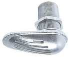 Vandindtag 1/2" RF i rustfrit stål, set fra fronten
