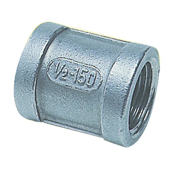 1852 muffe indvendig gevind 2" RF AISI 316 monteret på båd