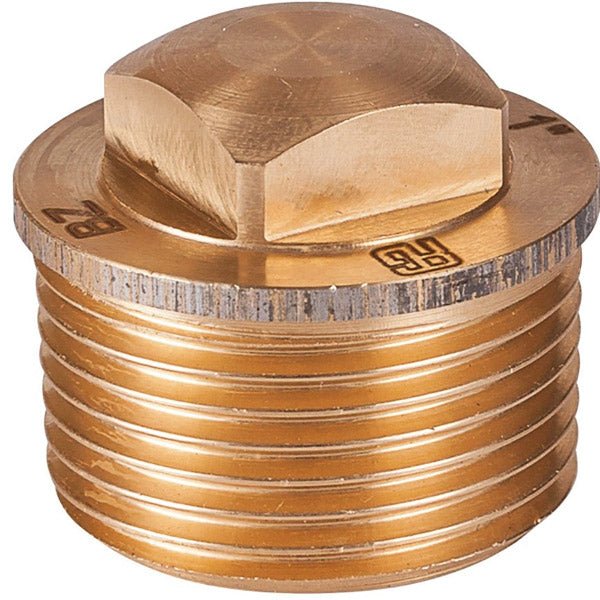 Guidi prop med udvendigt gevind i bronze set fra siden