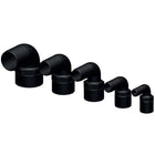 Trudesign 90° slangestuds med indvendigt gevind set fra siden