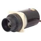 Jabsco macerator pumpe 24V til Quiet Flush, set fra siden på bådtype.
