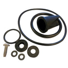 Servicekit til Jabsco Quiet Flush E2, set forfra med komponenter.