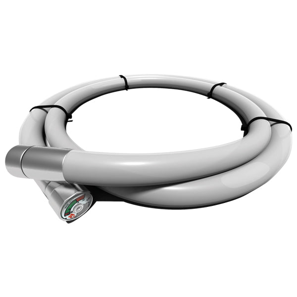 Blazecut T400E monteret på båd med brændstofområde markeret