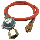 IGT gasregulator adaptersæt med højtryks slange, klar til installation