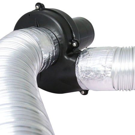 PSP alu. ventilationstape i brug, monteret i et bådmotorrum