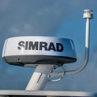 ScanStrut PowerTower stang holder GPS og VHF, set fra siden.