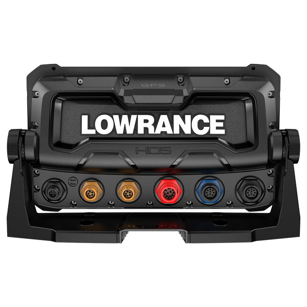 Skærmbillede af Lowrance HDS-10 PRO med navigationsdata