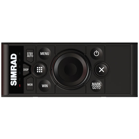 Simrad OP50 controller set lodret med tydelige knapper og display.