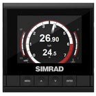 Simrad IS42J display monteret på bådveggens kontrolpanel.