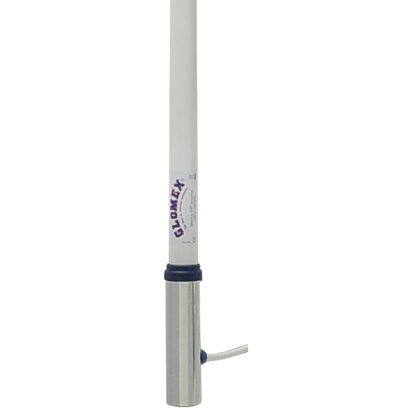 Glomex VHF antenne RA1206CR set forfra, 240 cm lang.