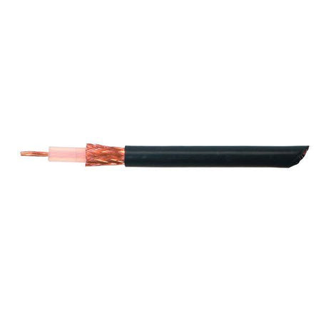 VHF kabel RG213 fra 1852 i sort, 10mm tykkelse, 100m længde