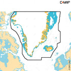 C-Map Discover X Grønland T-040-D kort med detaljer om navigationsmuligheder.