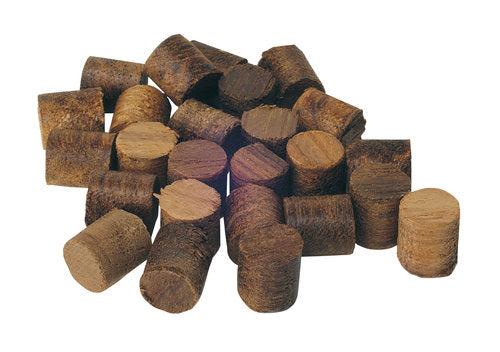 Roca teakprop 10 mm, monteret på en bådliste.