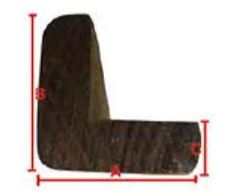 Roca L-profil teak monteret på bådens indvendige liste