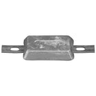 Tecnoseal zinkanode 2kg set fra siden med tydelig mærkning.