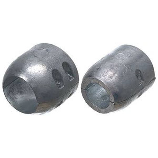 BAC zink akselanode 70/32mm på bådakslen monteret i brug