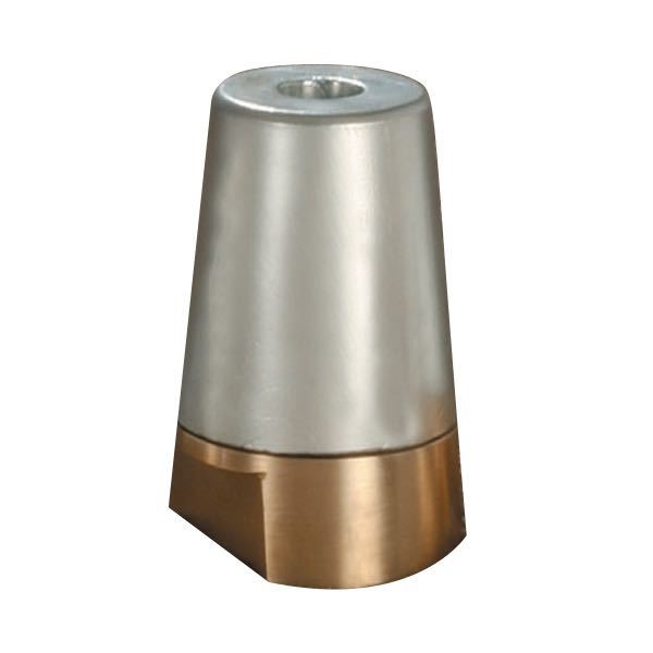 Tecnoseal zinkmøtrik set fra siden med 36mm gevind.