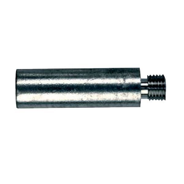 Tecnoseal zink møtrik set fra siden, klar til montering på Yanmar motor.