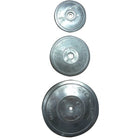 Tecnoseal zink tallerken anode Ø70mm set fra siden med klar baggrund