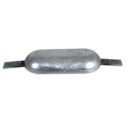 Tecnoseal alu anode, 0,6 kg, set sidelæns med dimensioner 200x25 mm