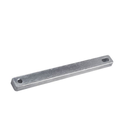 Tecnoseal zinkanode til Mercury motorer, set forfra med monteringshuller.