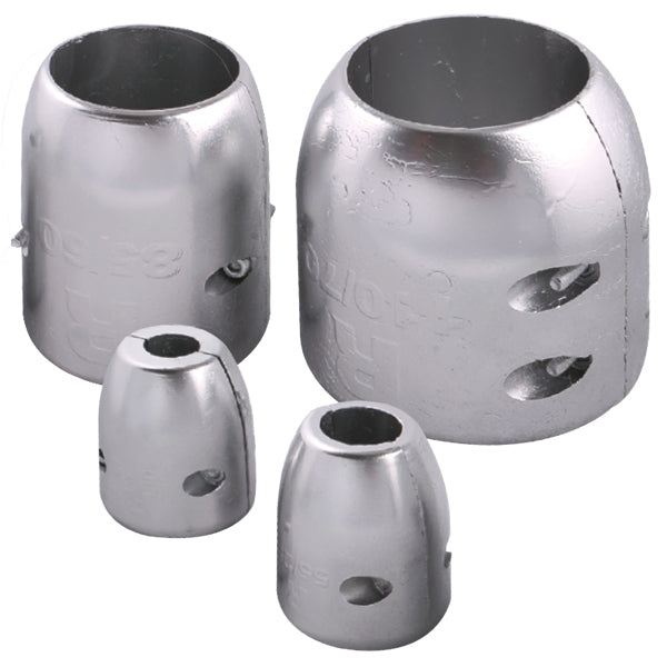 Zink akselanode 70/32mm 5/4" fra 1852 set fra siden