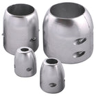 Zink akselanode 70/32mm 5/4" fra 1852 set fra siden