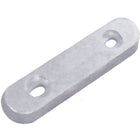 SeaTec zinkstav 230x65x28mm, set forfra, ideel til bådmontering.