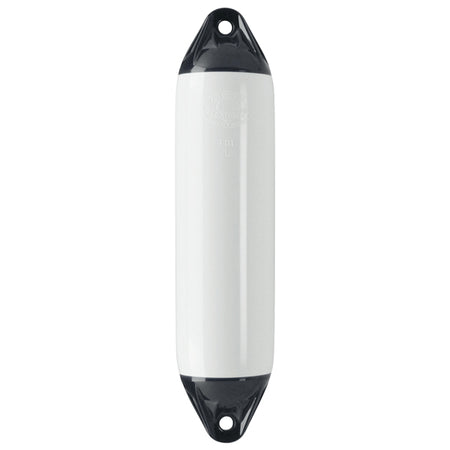 Polyform F01L fender monteret ved siden af båden