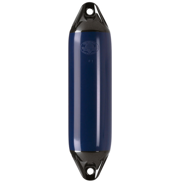 Siden af Polyform F2 fender med detaljeret synlig top