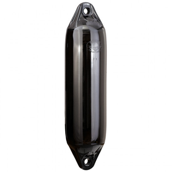 Polyform F6 fender set forfra i sort farve