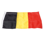 Gæsteflag fra 1852 med Belgien-design, 20x30 cm, præsenteret klart