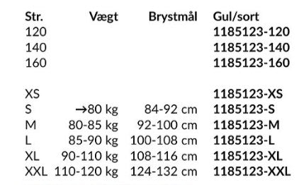 Børn iført 1852 flydedragter, der leges i vandet