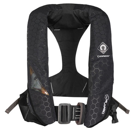 Crewsaver Crewfit+ 180N Pro Harness i sort set forfra