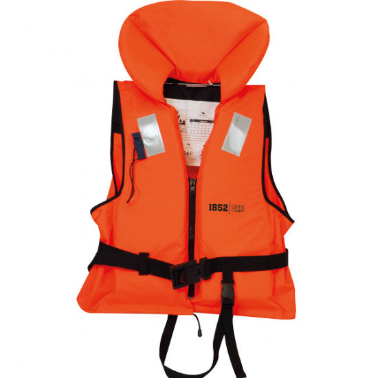 Redningsvest 1852 i orange farve til børn, størrelse 10-20 kg.