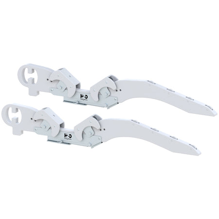 Hurley Davit H2O 10" set fra siden, monteret på båd