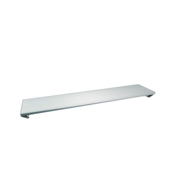 Aquaquick sæde i aluminium, 75 cm, velegnet til gummibåde.