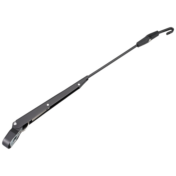 SeaTec viskerarm i sort, kan vinkles 482-609 mm, monteret på båd