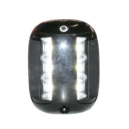 Lalizas led top lanterne med sort hus, set fra siden.